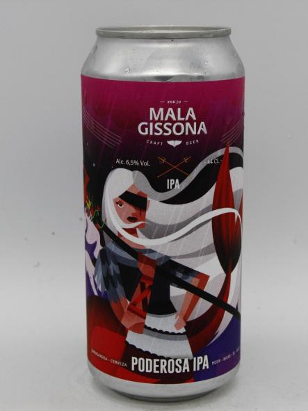 MALA GISSONA - PODEROSA IPA - La Black Flag